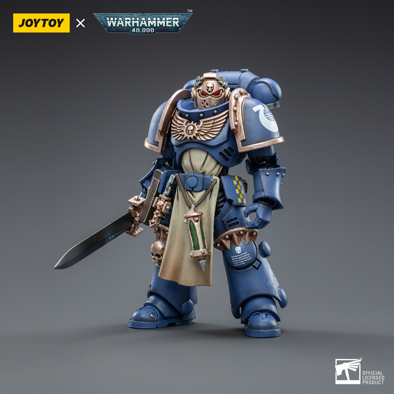 JOYTOY JT3266 Warhammer 40k 1 18 Ultramarines Primaris Company Champion