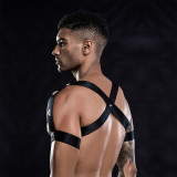 Men Sexy Bandage Underwear Leather Suit TJSY7259