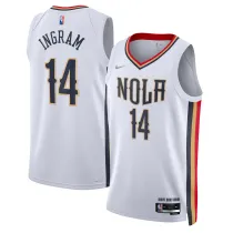 Mens Orleans Pelicans Nike White 2022 Swingman Jersey - City Edition