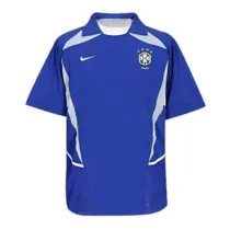 Mens Brazil Retro Away Jersey 2002