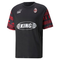 Mens AC Milan Puma King Short Training Jersey Black 2022/23