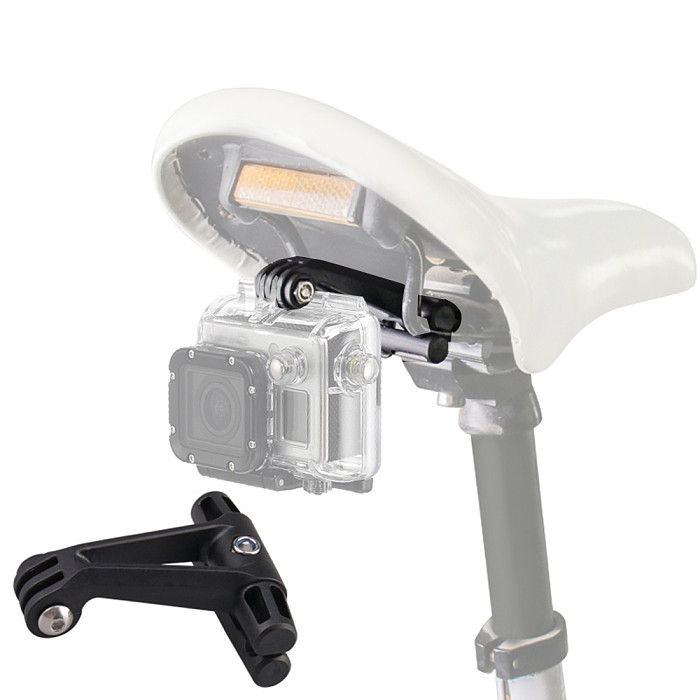 Bicycle Saddle Rail Seat Lock Practical Clip Mount Camera Stabilizer For All GoPro Camera Rear Seat Light Rack Bicycle Parts