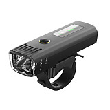 QWINOUT Smart Induction Bike Front Light 250 Lumens USB Chargeable for MTB Bicycle Light 1500mAh Bike Flashlight Bicycle Lantern