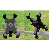 QWINOUT Bicycle Mobile Phone Holder Handlebar Bracket Bike Motorcycle Cell Phone Stand For iPhone Smartphone Accessories