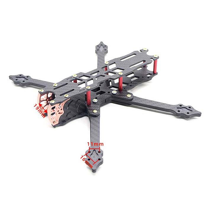 Roma226 vista version/Roma226 Analog Edition Carbon Fiber Frame Kit Arm 5mm Frame Kit for FPV Racing LR RC Quadcopter Spare Part