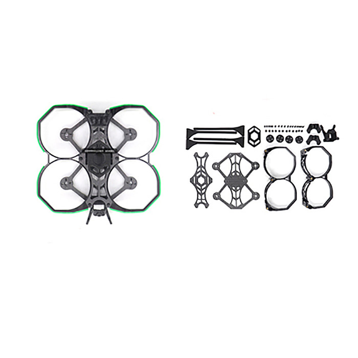 BUTTERFLY 2.5 inch rack HD Carbon Fiber RC Quadcopter Frame Kit Protective Ring for FPV RC Racing Drone