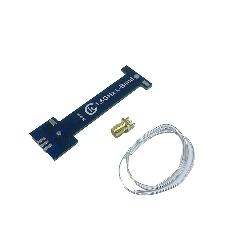 1.6G Four-Arm Helical Antenna 4‑Arm Relay Antenna PCB Quadrifilar Antennas with SMA Male Connector for Outdoor Laboratory Tools