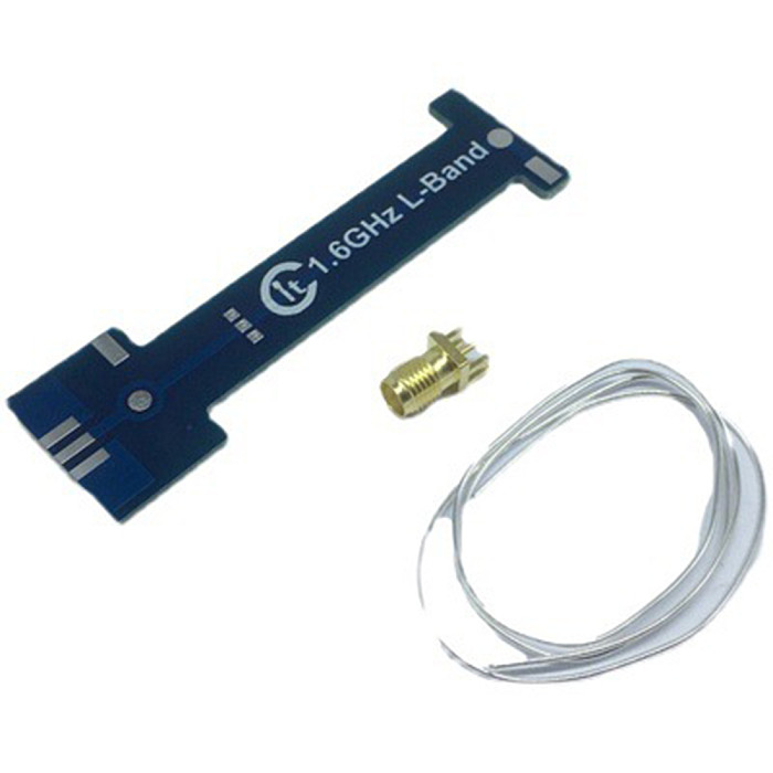 1.6G Four-Arm Helical Antenna 4‑Arm Relay Antenna PCB Quadrifilar Antennas with SMA Male Connector for Outdoor Laboratory Tools