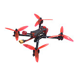 DIY Ti210 210mm 5inch Frame for F4 Flight Controller CineWhoop RC Quadcopter With Camera Flysky FS-i6 Transmitter FPV Goggles