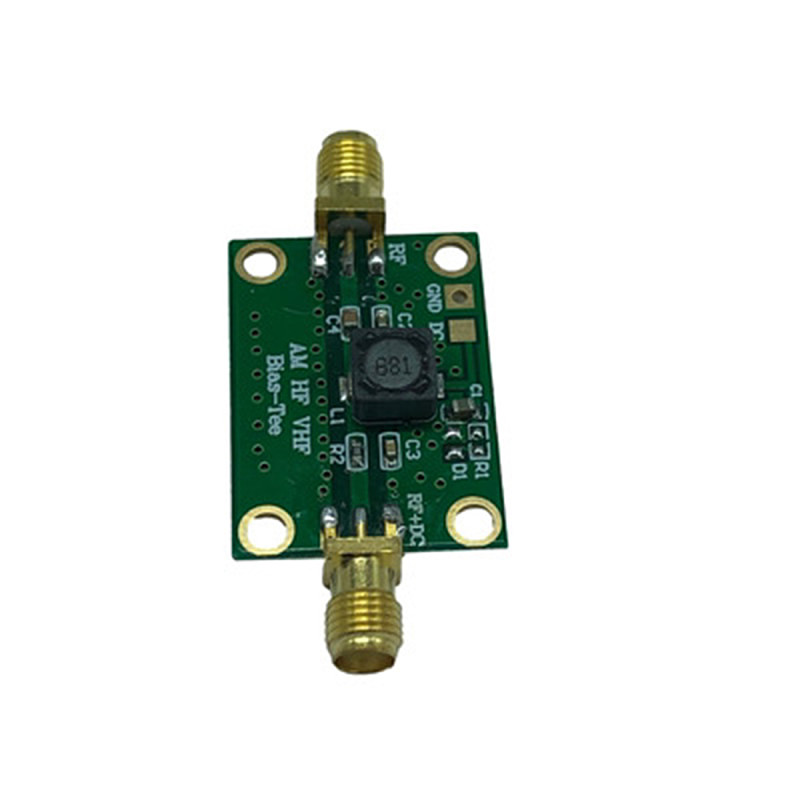 XT-XINTE Bias Tee 25K-100MHz RF Biaser DC Blocker Coaxial Feed FOR VHF HF AM HAM Radio RTL SDR LNA Low Noise Amplifier BiasTee