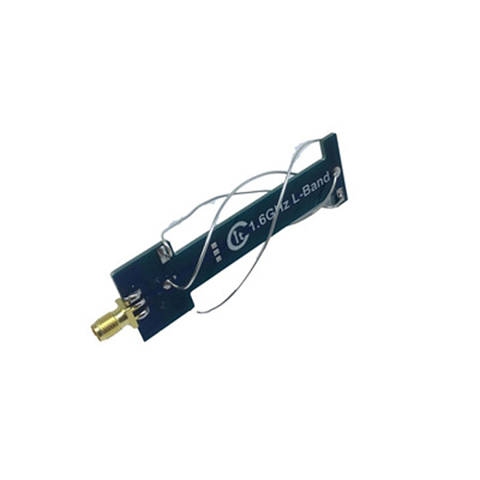 1.6G Four-Arm Helical Antenna 4‑Arm Relay Antenna PCB Quadrifilar Antennas with SMA Male Connector for Outdoor Laboratory Tools