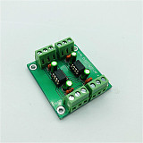 XT-XINTE PCB Board / DRV134PA High Performance Dual Channel Single-ended to Balanced Output Finished Board