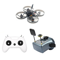 DIY Mobula6 Mobula7 1S Flight Controller CineWhoop RC Quadcopter With Camera Flysky T-pro Transmitter FPV Goggles