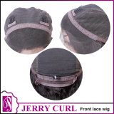 Front lace wig jerry curl