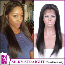 Front lace wig straight