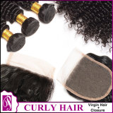 Curl Virgin Hair With Closure 3+1