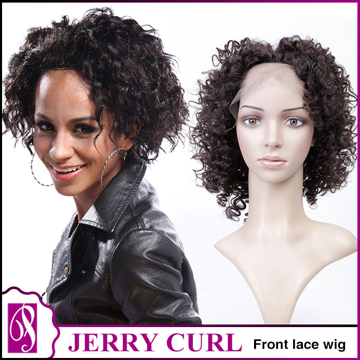 Full lace discount wig jerry curl