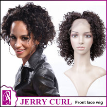 Front lace wig jerry curl