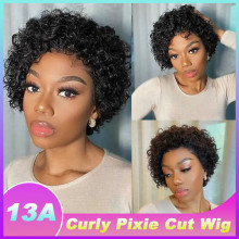 13A Curly Pixie Cut Wig