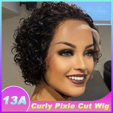 13A Curly Pixie Cut Wig