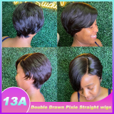 13x4 Straight Pixie Cut Wig