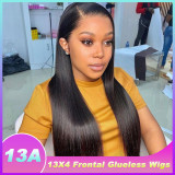 13A Brazilian Glueless Full Frontal Wigs