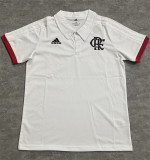 22-23 Flamengo (White) Polo Jersey Thailand Quality