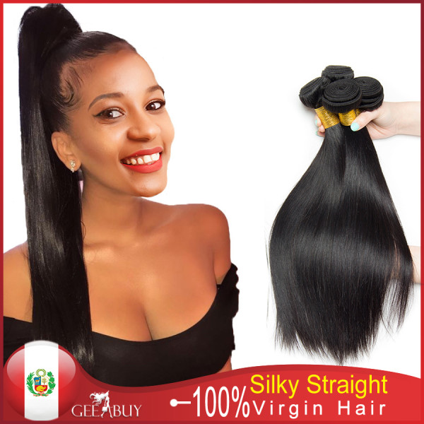 12A 100% Virgin Peruvian Silky Straight Hair 300g