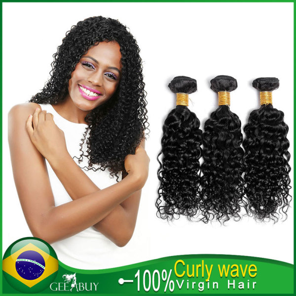 12A 100% Virgin Brazilian Curly Wave Hair 300g