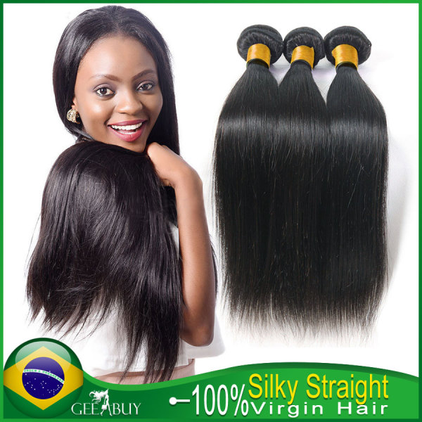 12A 100% Virgin Brazilian Silky Straight Hair 3Bundles(300g)