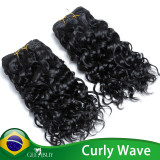 10A Curly Wave Short Hair 8Inch-10Inch 3bundles（300g）