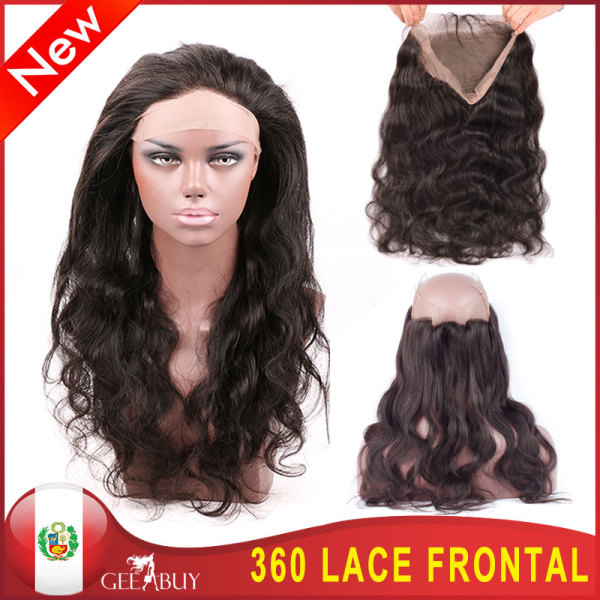10A Peruvian 360 LACE FRONTAL BODY WAVE