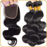 Peruvian/Brazilian Body Wave 3 Bundles With Closure