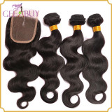 Peruvian/Brazilian Body Wave 3 Bundles With Closure