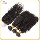Brazilian Kinky Curl 3 Bundles With Closure