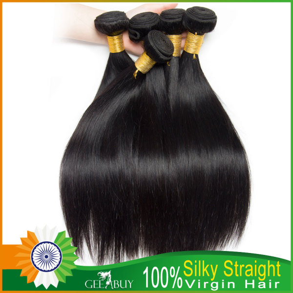 12A 100% Virgin Indian Silky Straight Hair 300g