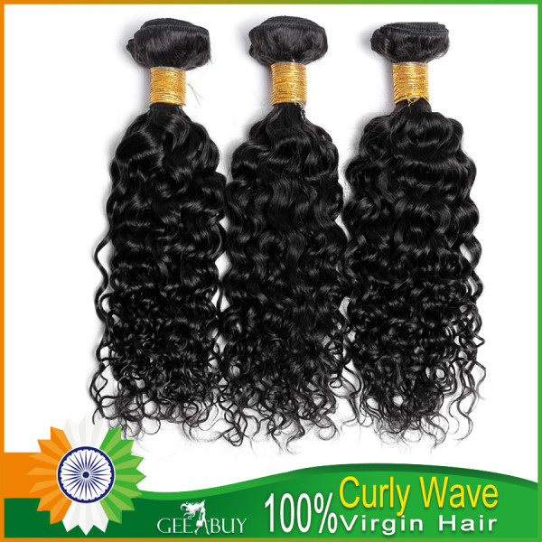 12A 100% Virgin Indian Curly Wave Hair 300g