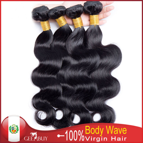 10A 100% Virgin Peruvian  Body Wave Hair 300g
