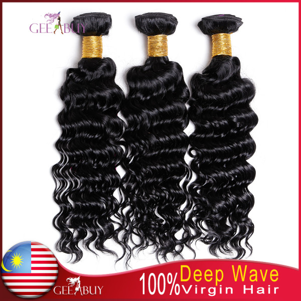 12A 100% Virgin Malaysian Deep Wave Hair 300g