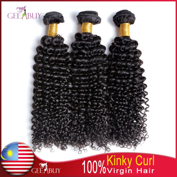 12A 100% Virgin Malaysian  Kinky Curl Hair 300g