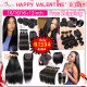 10A Virgin Hair 3bundles with closure(2-3days FREE DELIVERY)