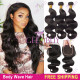 Peruvian/Brazilian Body Wave 3 Bundles With Closure