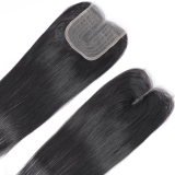 12A Virgin Hair Straight Hair 16inch 4bundles 200g with Midway Closure