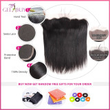 12A Brazilian Straight Human Hair 4Bundle 200g with Full Frontal Ear to Ear 13x4 Lace Frontal