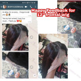 12Inch Beatuful T part Frontal Lace Wig Straight（H511) 30% Laybuy