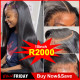 Black Friday Special 13x4 Full Frontal lace wig straight 16-30inch best price(H525)