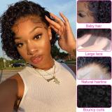 13A Glueless Pixie Curly Wig-13x1 Frontal Lace