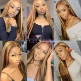 13A Glueless 13x4 Full Frontal Lace Wig -Straight(12in-22in) P4/27#