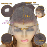 13A Glueless 13x4 Full Frontal Lace Wig -Straight(12in-22in) P4/27#