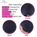 13A  Afro Curly Pixie Wig-Machine Made
